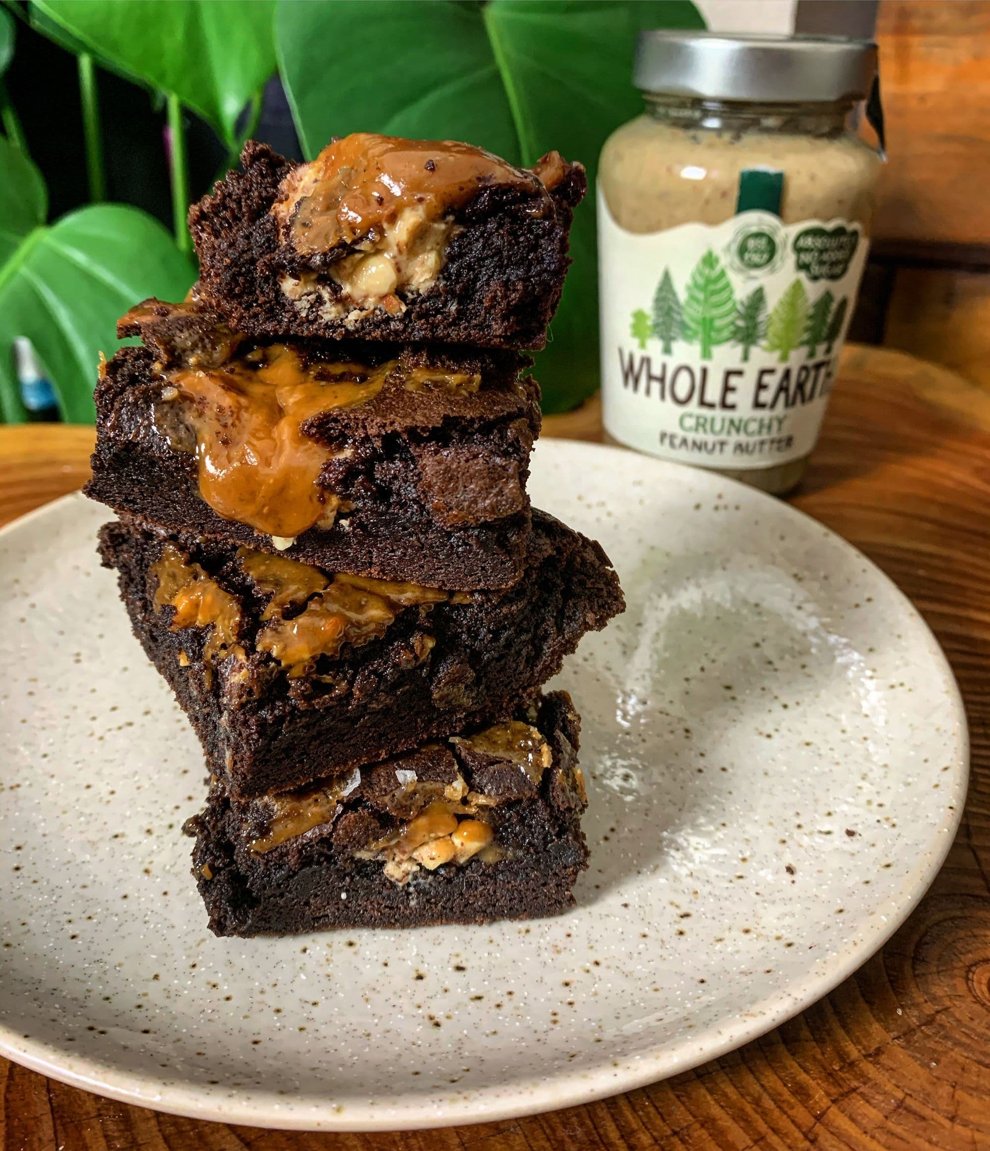 Salted Caramel and Peanut Butter Brownies